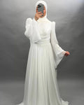 Medina evening dress white