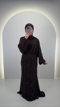 Minara Abendkleid Braun