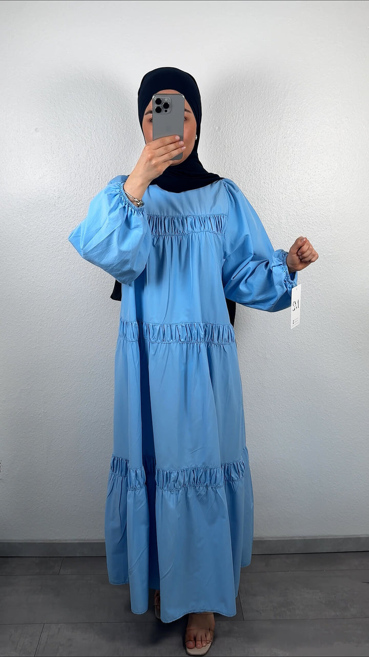 Mina Kleid Blau Semode