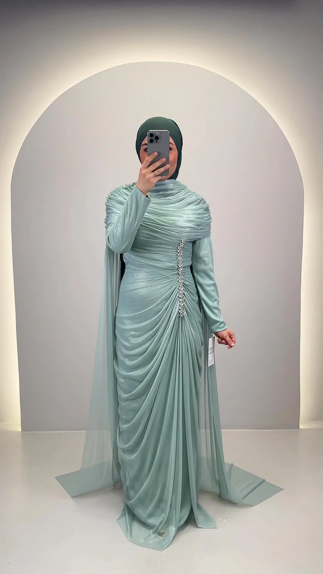 Velina Evening dress Mint