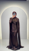 Emira Abendkleid Braun