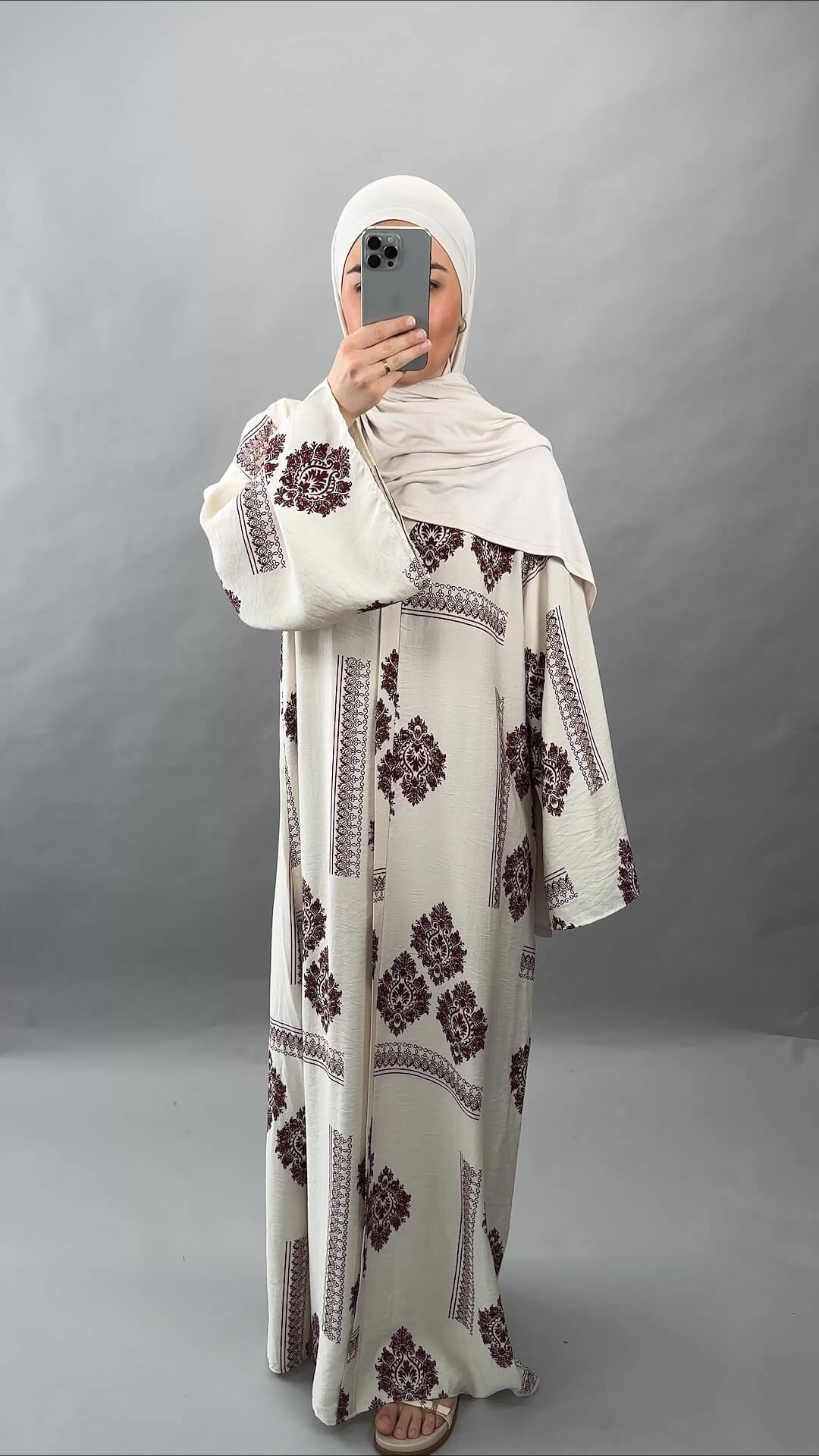 Orina Kleid Weinrot