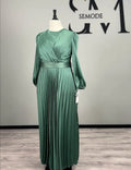 Ponti Abendkleid Khaki