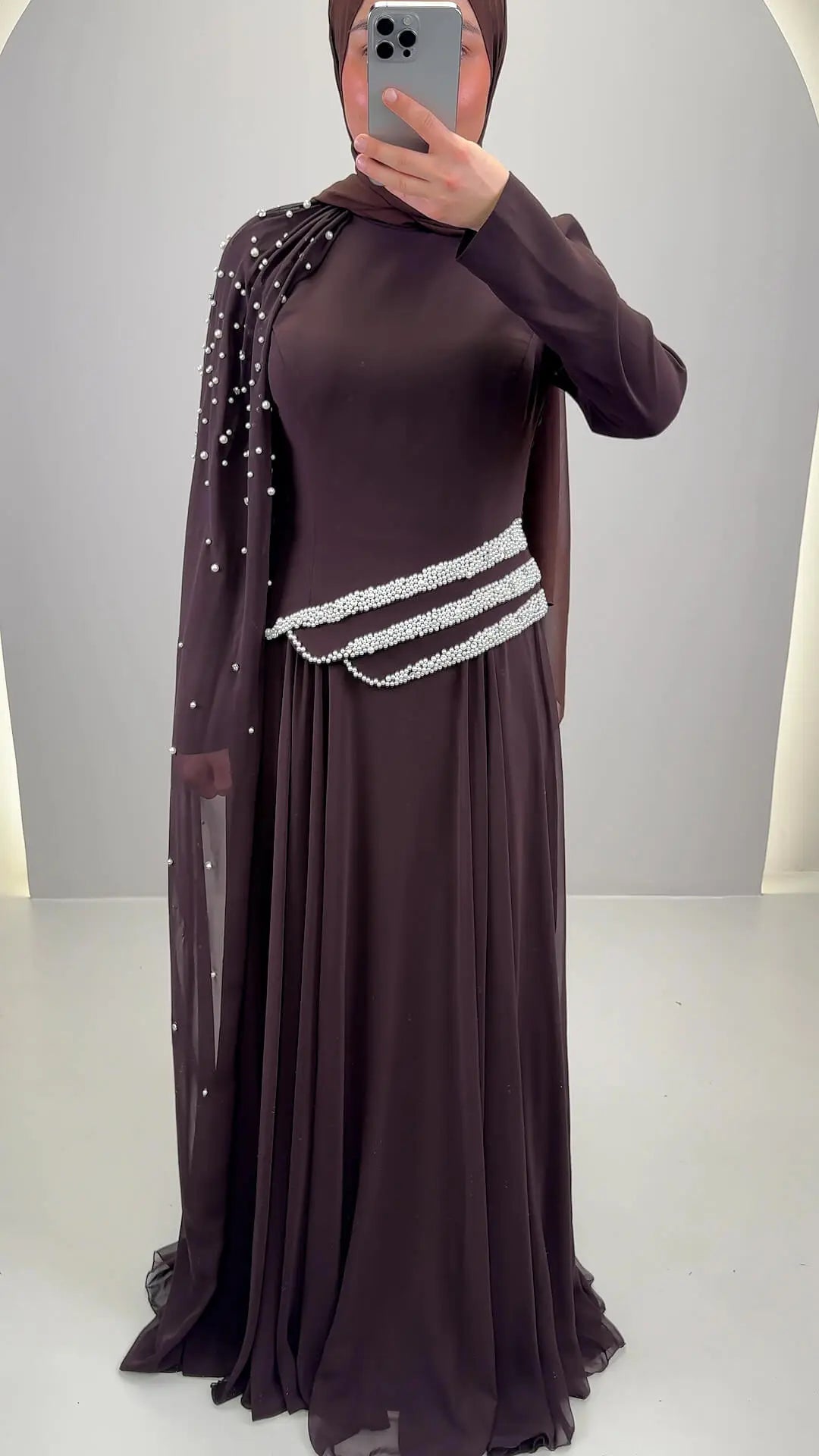 Seyla Abendkleid Braun