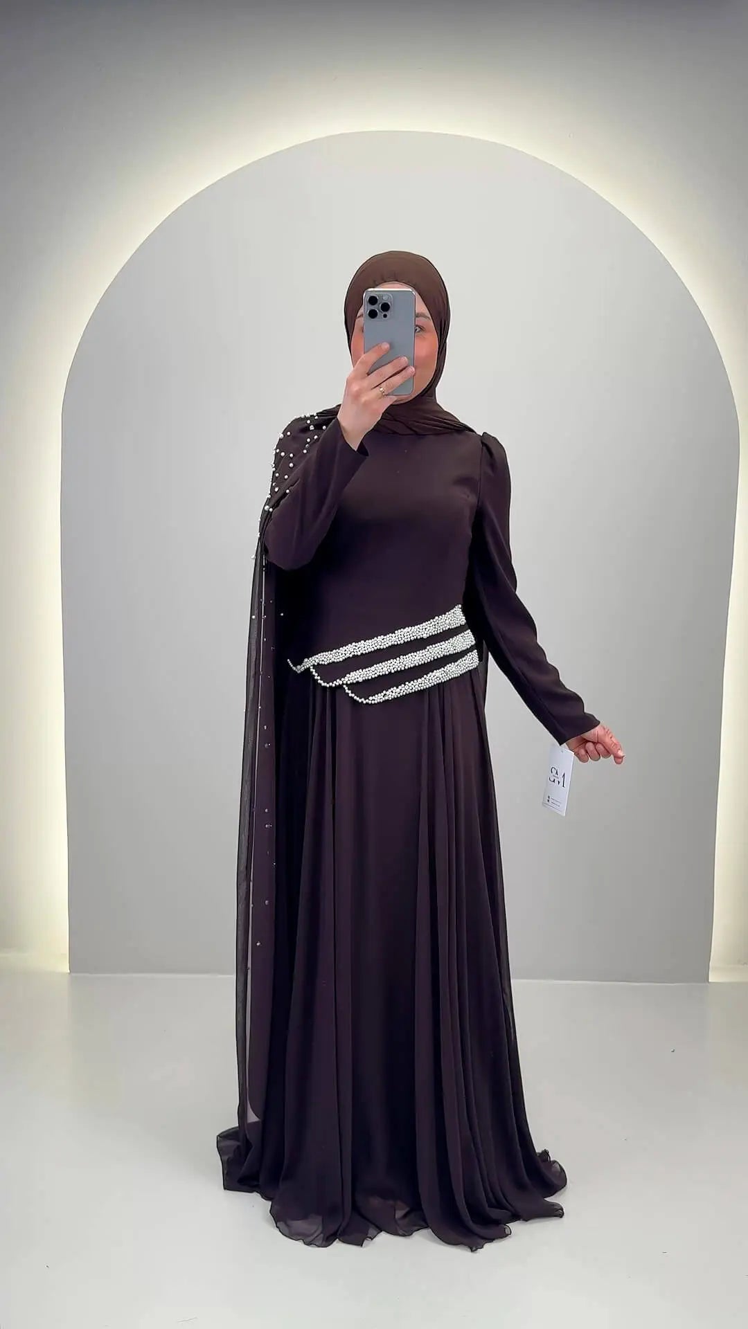 Seyla Abendkleid Braun