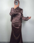 Tami evening dress taupe