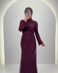 Tuyana Abendkleid Weinrot