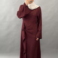 Siya Kleid Weinrot