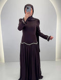 Yagmur Abendkleid Braun