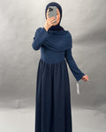Yelena dress, dark blue