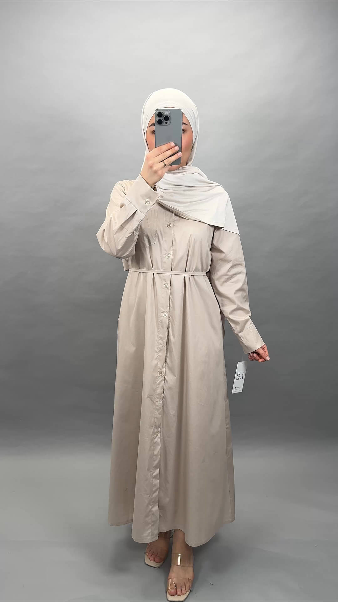 Yena Kleid Beige