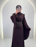 Zehra Abendkleid Braun