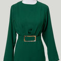 Holly evening dress green